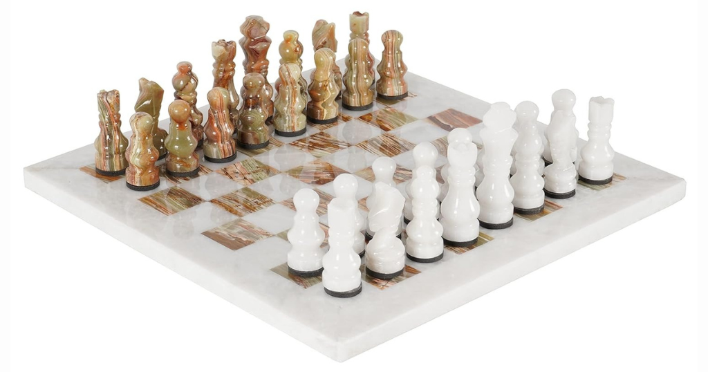 Radicaln Handmade Onyx Marble Chess Set